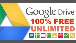 MAKE YOUR GOOGLE DRIVE UNLIMITED STORAGE 100% FREE
