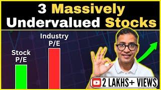 GOLDEN opportunity to buy these 3 UNDERVALUED LOW PE Vs Industry PE stocks?  Rahul Jain Analysis