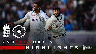 India Claim Thrilling Win  England v India - Day 5 Highlights  2nd LV= Insurance Test 2021