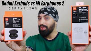 Redmi Earbuds S vs Mi True Wireless Earphones 2 Comparison - Which one should u BUY?