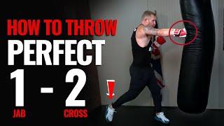 How to Throw a 1 - 2  Jab - Cross in Boxing