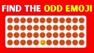  Find the Odd Emoji Out  Spot The Difference Emoji  Emoji Puzzle Quiz 