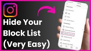 How To Hide Your Block List On Instagram  EASY GUIDE