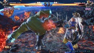 King Muscle Armor Almost Death Combo in Real Match