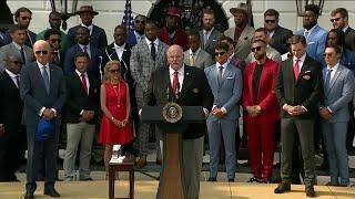 Full Video Super Bowl champion Kansas City Chiefs honored at The White House