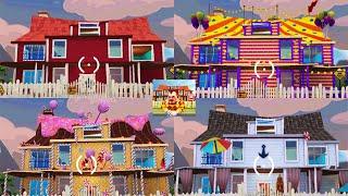 HOUSE BATTLE Dark Riddle - Classic House VS Circus House VS Gingerbread House VS Summer House