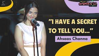 My Secret Sister - Ahsaas Channa  Spoken Fest 2022  Storytelling