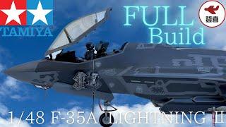 タミヤ 148 f35a lightning ii Full Build - BEAST MODE - Scale model aircraft