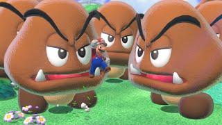 Marios funniest new GOOMBA level in Super Mario 3D World Funny Super Mario 3D World mod