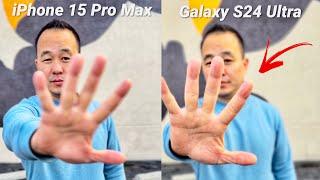 Galaxy S24 Ultra vs iPhone 15 Pro Max Camera Video Test New King?