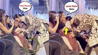 Ranveer Singh Touches His Mom & Sister Feet Post Ramp Walk With Wife Deepika Padukone