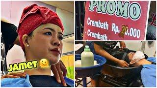 PERGI KE SALON TERMURAH DI KAMPUNGKU CREAMBATH 20 RIBU?