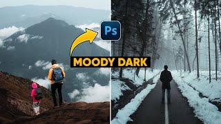 Black Moody Color Grading in Photoshop    