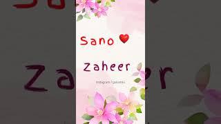Sanu ️ Zaheer
