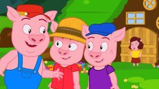 3 Little Pigs  Bedtime Stories for Kids in English  Storytime