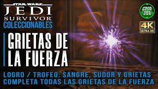 Star Wars Jedi Survivor  Guía de TODAS las Grietas de la Fuerza Logro  Trofeo Sangre sudor...