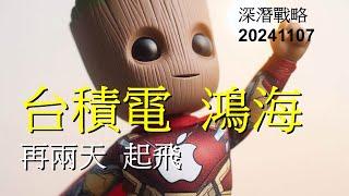 台積電  鴻海   再兩天  起飛  深潛戰略20241107