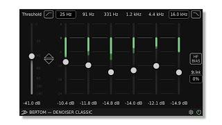 Bertom Denoiser Classic v3 - Free noise reduction plug-in