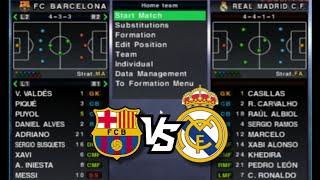 Winning Eleven 2011 Barcelona vs Real Madrid Konami Cup