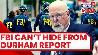 John Durham Testifies To US Congress On FBI Missteps In Trump-Russia Probe  Durham Report LIVE News