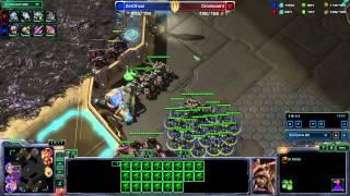 SeKo Starcraft - Omniscient vs ZerGhoul - Gold League SC2 HOTS Replays