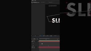 Text Slice Effect  After Effects Tutorial #aftereffects