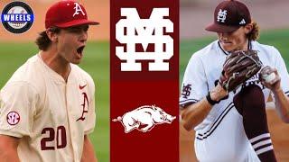 #14 Mississippi State vs #5 Arkansas Great  G3  2024 College Baseball Highlights