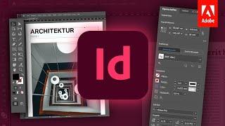 Adobe InDesign 2023 Grundkurs für Einsteiger Deutsch Tutorial