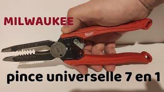 Test MILWAUKEE pince universelle 7 en 1 ref 4932478554