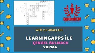 LEARNINGAPPS ile ÇENGEL BULMACA YAPMA