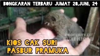 bongkaran terbaru jumat 28 juni 2024 kios cak suri pasbur pramuka..