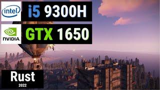 Core i5 9300H + GTX 1650 = RUST