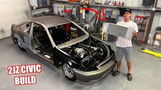 Building The Intercooler For Our 2JZ Promod Civic