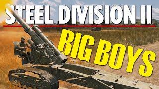 HUGE ARTILLERY CRUSHING ARMOR and CLOSE QUARTERS engagements  Steel Division 2 Gameplay