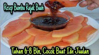 Resep BUMBU RUJAK Dijamin Enak Banget⁉️Simpel Dan Mudah Tahan Lama Cocok Buat Ide Jualan‼️