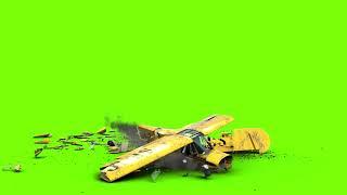 Plane Crash Vfx Green Screen 4k  Chromatic Cinema