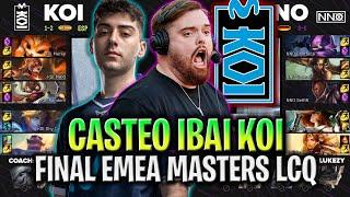 IBAI AL LÍMITE CON KOIEN LAS CUERDAS - KOI vs NNO Game 4 FINAL EMEA MASTERS LCQ 2024 LVP ESPAÑOL