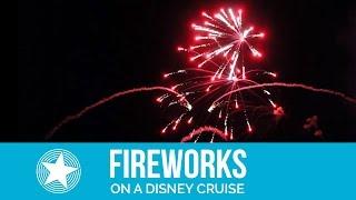 Disney Cruise Fireworks at Sea -- Pirates ON the Caribbean