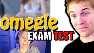 I FORCED RANDOM STRANGERS TO TAKE A TEST ON OMEGLES BLOCKED SECTION