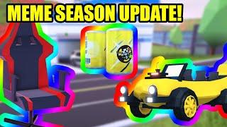 MEME SEASON and ENERGY DRINKS UPDATE is HERE  Roblox Jailbreak