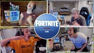 NINJA FORTNITE RAGE COMPILATION