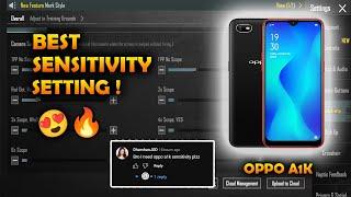 OPPO A1K PUBG Mobile Sensitivity Setting  Best PUBG Mobile Sensitivity Setting