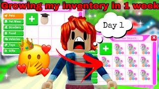 Growing my inventory in 1 week *NOOB TO PRO*  day 1  ItsSahara