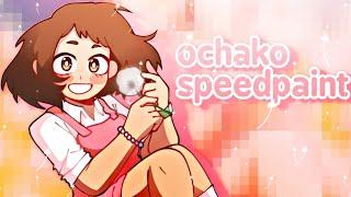 ochako uraraka speedpaint - dandelions