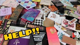 DECLUTTER MY LIFE  EYESHADOW PALETTES PART 1