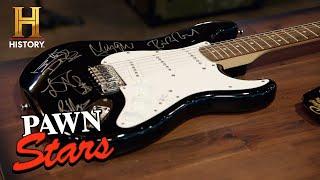 Pawn Stars Do America *ULTRA-RARE* Rolling Stones Signed Guitar Could Be FAKE Season 1