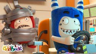 When A Seat Belt Aint Enough  Oddbods Cartoons  Funny Cartoons For Kids