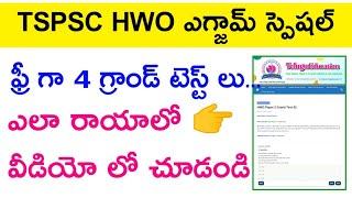  HWO గ్రాండ్ టెస్ట్ లు ఫ్రీ గా రాసేయండి  how to write hwo free Online Tests ?  hwo exam 2024