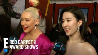 Christina Aguilera & Yifei Liu How Mulan Changed Our Lives  E Red Carpet & Award Shows
