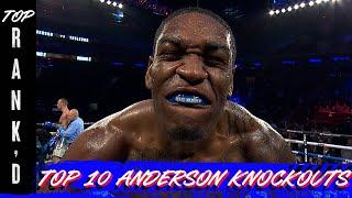 Top 10 Jared Anderson Knockouts  Top Rankd  Anderson Returns Saturday ESPN